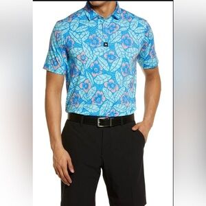 Bad Birdie Men’s Golf Polo “Marco Brolo” Short Sleeve Shirt. Size Small.